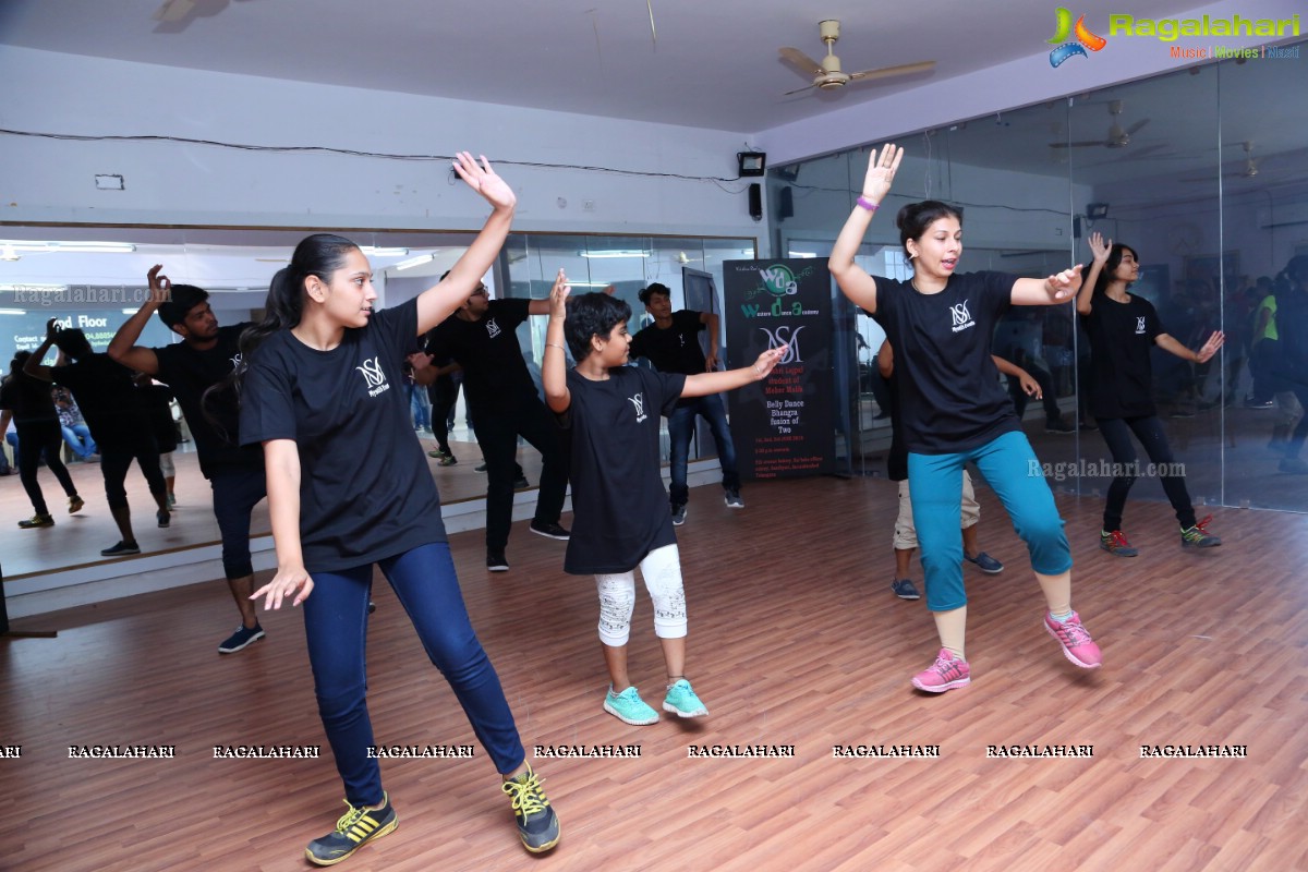 Belly Dance Bhangra - Fusion Dance Workshop by Mishri Lajpal at Western Dance Acadamy