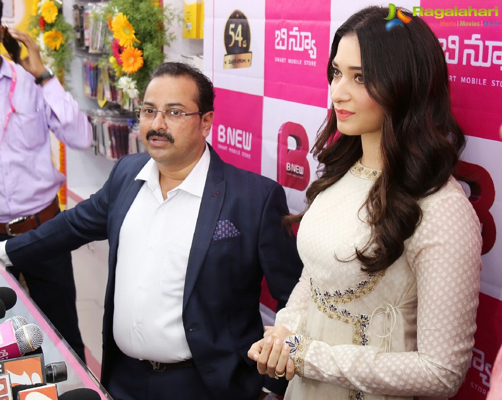 Tamannaah launches B New Mobile Store at Srikakulam