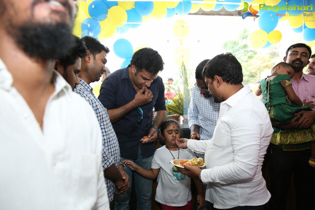 Nandamuri Taraka Ratna launches Food Whale at Skyzone, Gandipet, Hyderabad