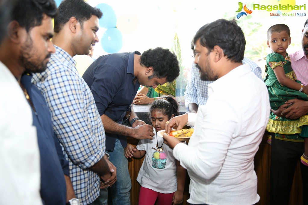 Nandamuri Taraka Ratna launches Food Whale at Skyzone, Gandipet, Hyderabad