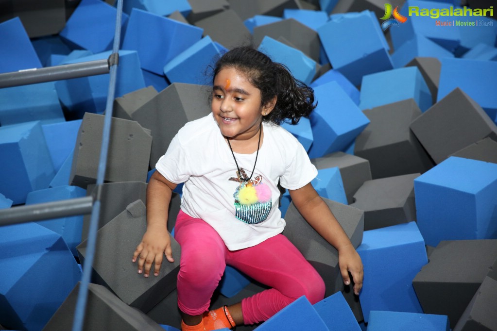 Nandamuri Taraka Ratna launches Food Whale at Skyzone, Gandipet, Hyderabad