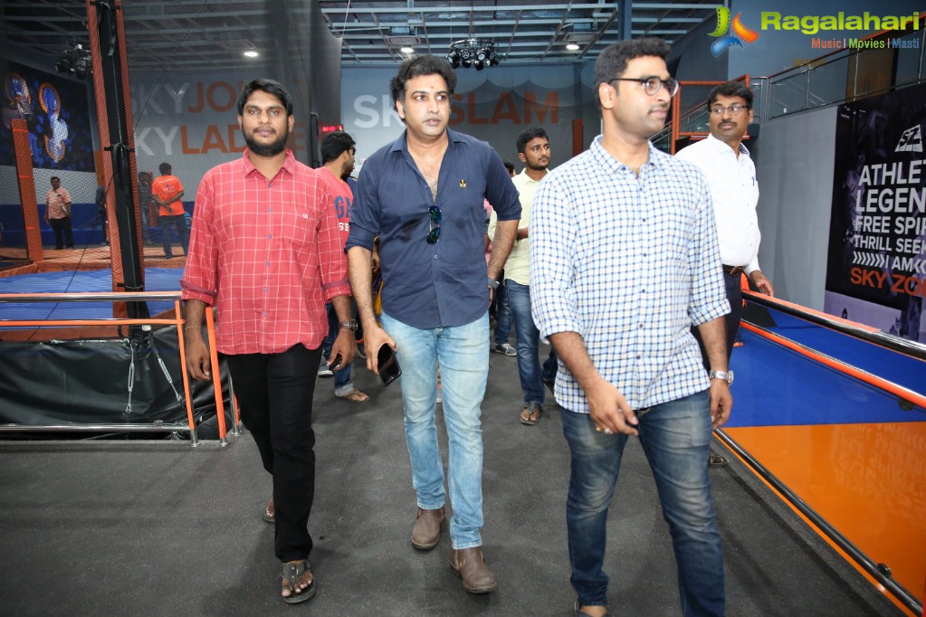 Nandamuri Taraka Ratna launches Food Whale at Skyzone, Gandipet, Hyderabad