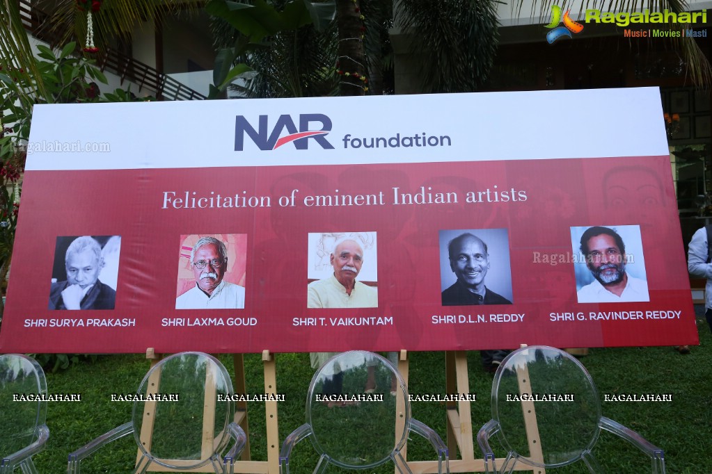 Felicitation of Eminent Indian Artists by NAR Infra