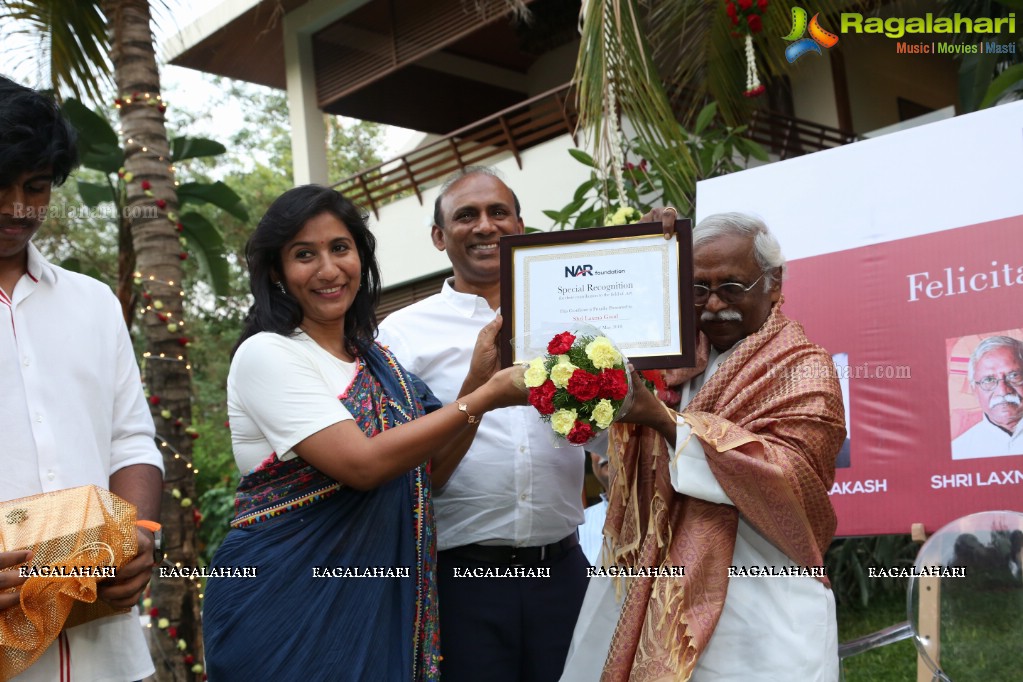 Felicitation of Eminent Indian Artists by NAR Infra