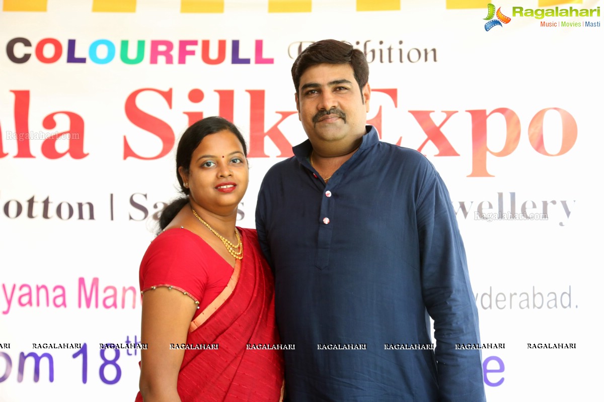 Kala Silk Expo Curtain Raiser at Cafe Hut-K, Jubilee Hills