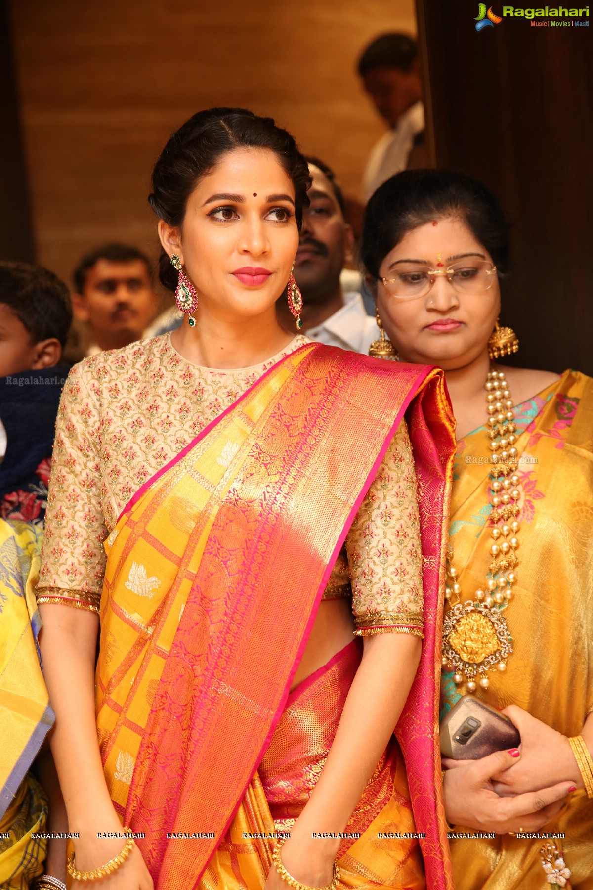 Lavanya Tripathi launches Kanchipuram Kamakshi Silks, Secunderabad