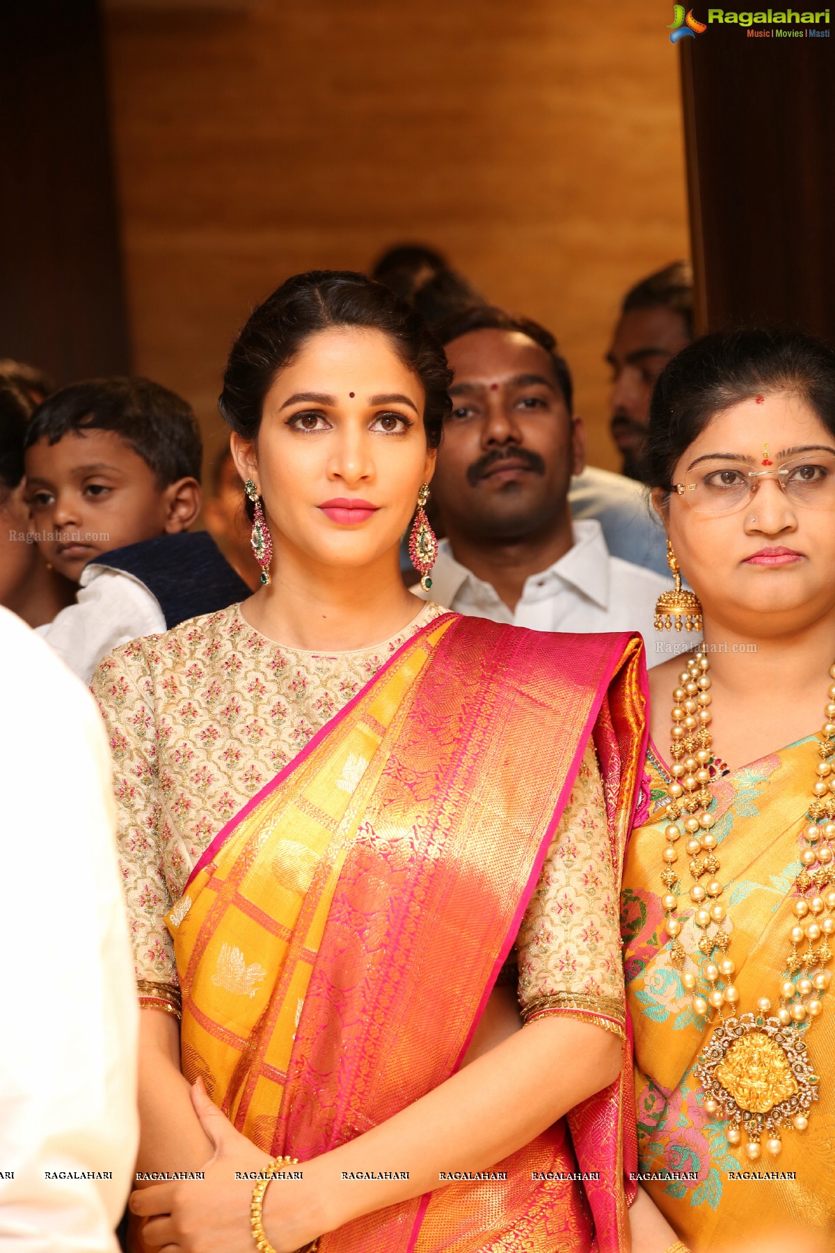 Lavanya Tripathi launches Kanchipuram Kamakshi Silks, Secunderabad