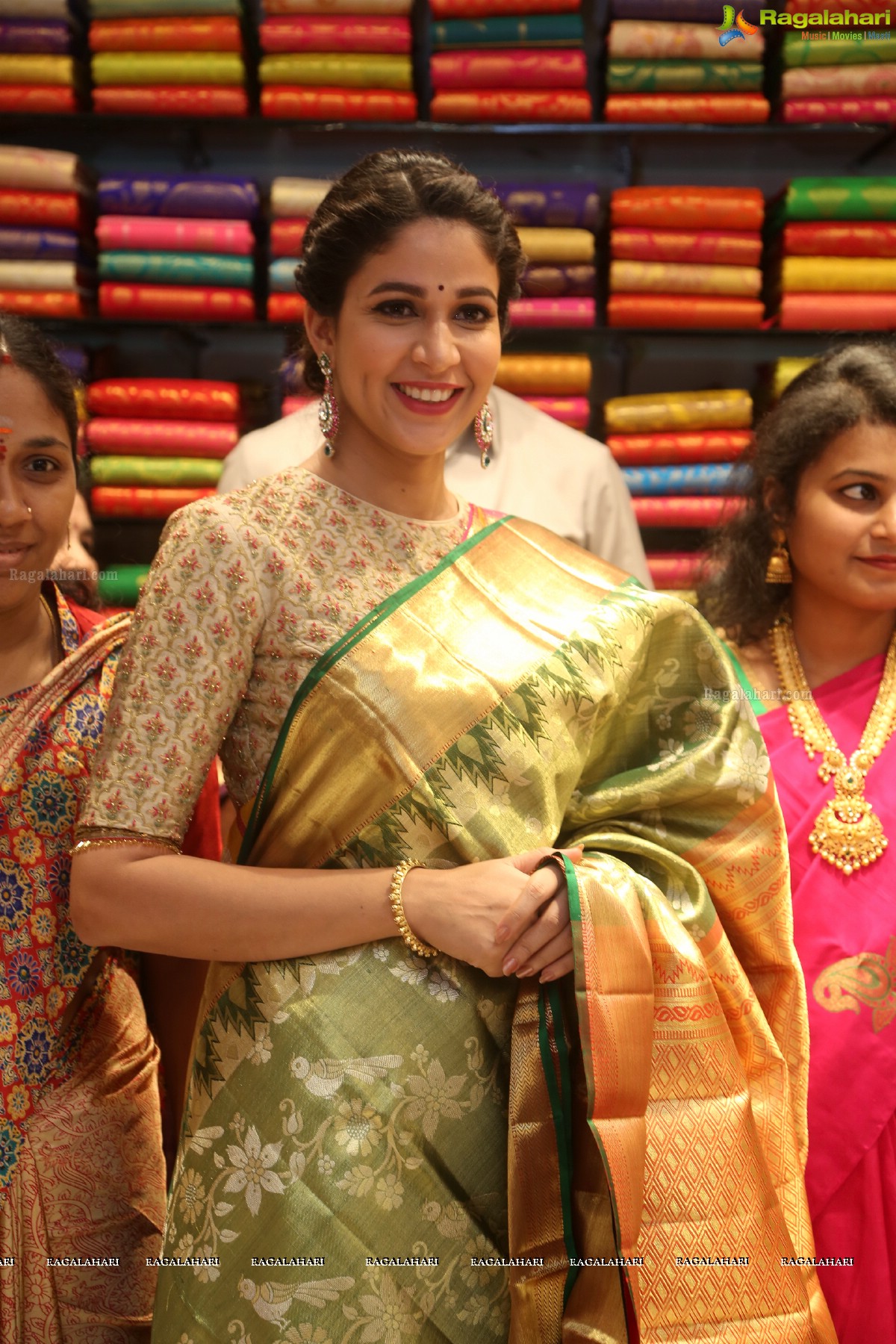 Lavanya Tripathi launches Kanchipuram Kamakshi Silks, Secunderabad