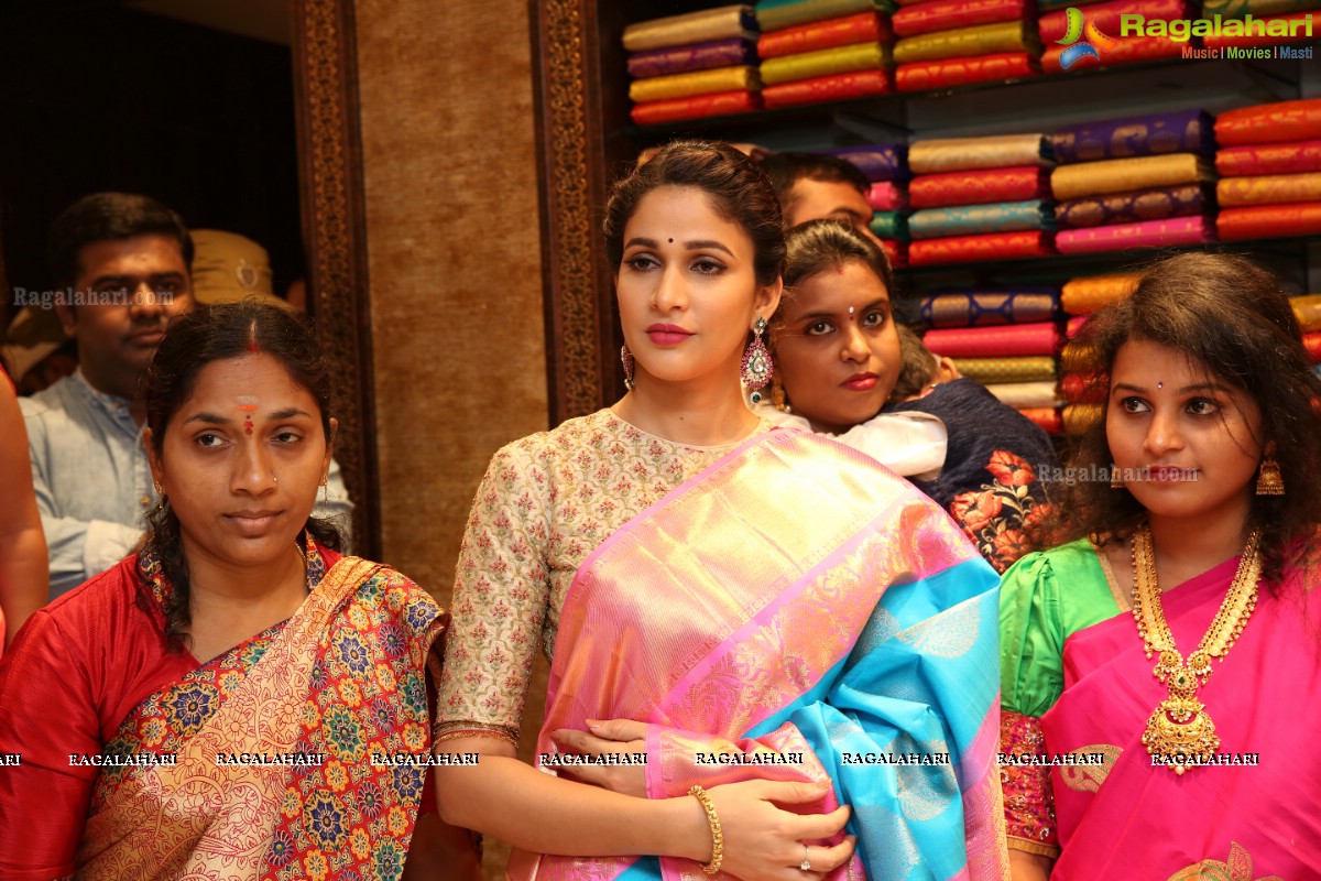 Lavanya Tripathi launches Kanchipuram Kamakshi Silks, Secunderabad