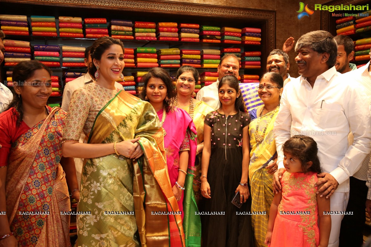 Lavanya Tripathi launches Kanchipuram Kamakshi Silks, Secunderabad