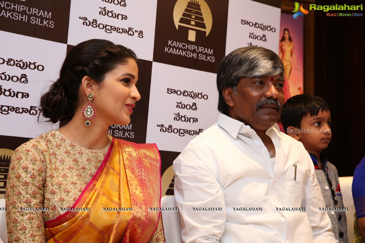 Lavanya Tripathi launches Kanchipuram Kamakshi Silks, Secunderabad