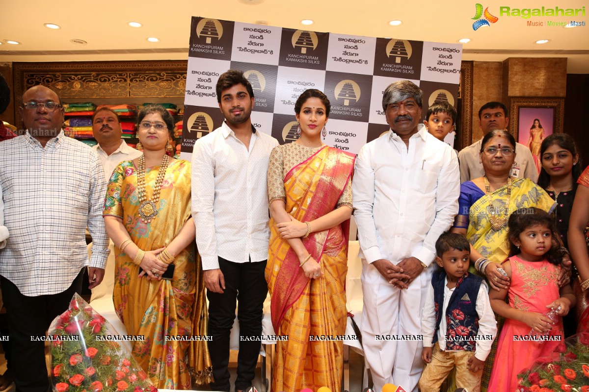 Lavanya Tripathi launches Kanchipuram Kamakshi Silks, Secunderabad