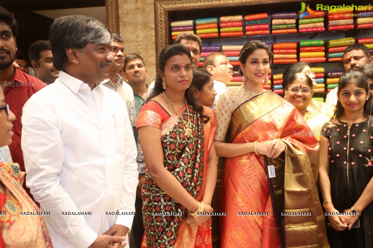 Lavanya Tripathi launches Kanchipuram Kamakshi Silks, Secunderabad