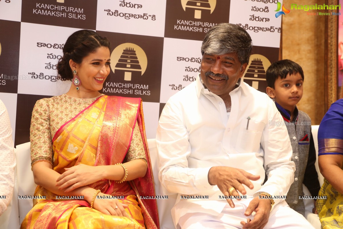 Lavanya Tripathi launches Kanchipuram Kamakshi Silks, Secunderabad