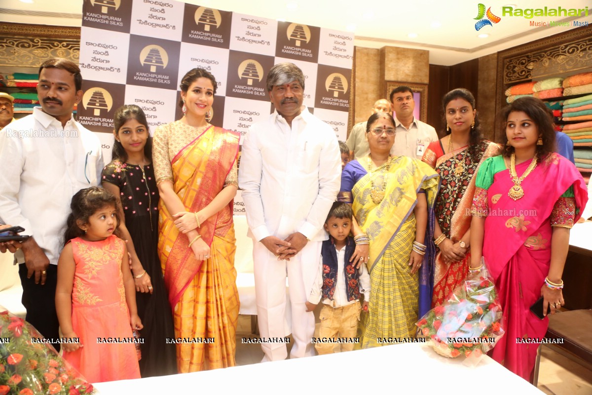 Lavanya Tripathi launches Kanchipuram Kamakshi Silks, Secunderabad