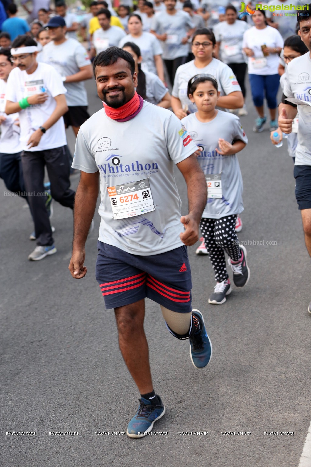 LVPEI Whitathon - Run to Raise Awareness at People's Plaza, Necklace Road, Hyderabad