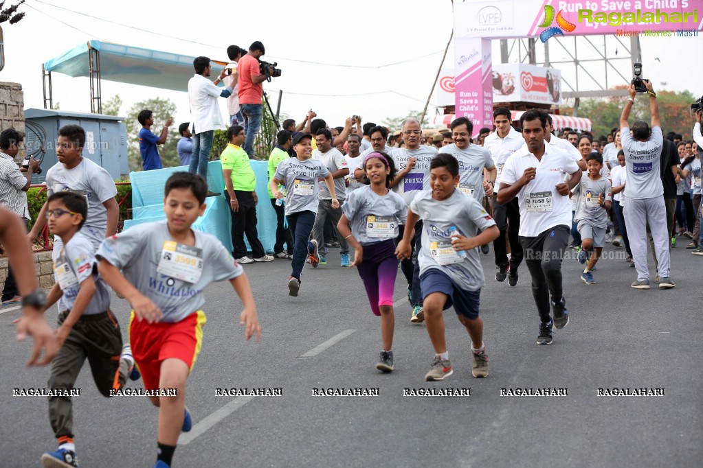 LVPEI Whitathon - Run to Raise Awareness at People's Plaza, Necklace Road, Hyderabad