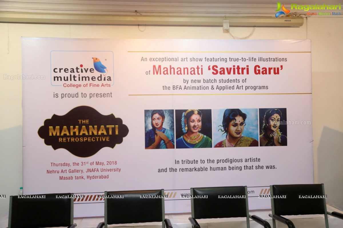 The Mahanati Retrospective - Art Exhibition at Nehru Art Gallery, Hyderabad