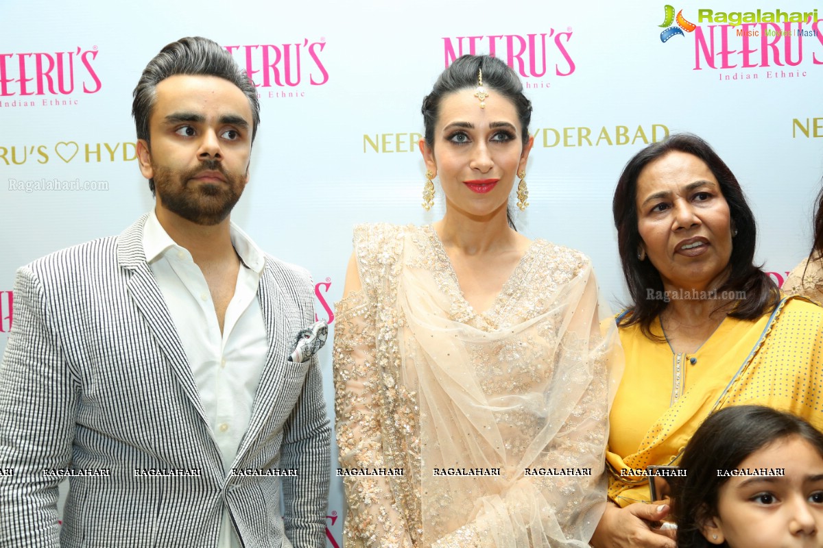 Karisma Kapoor launches Neeru's 50th Store at Mehdipatnam, Hyderabad