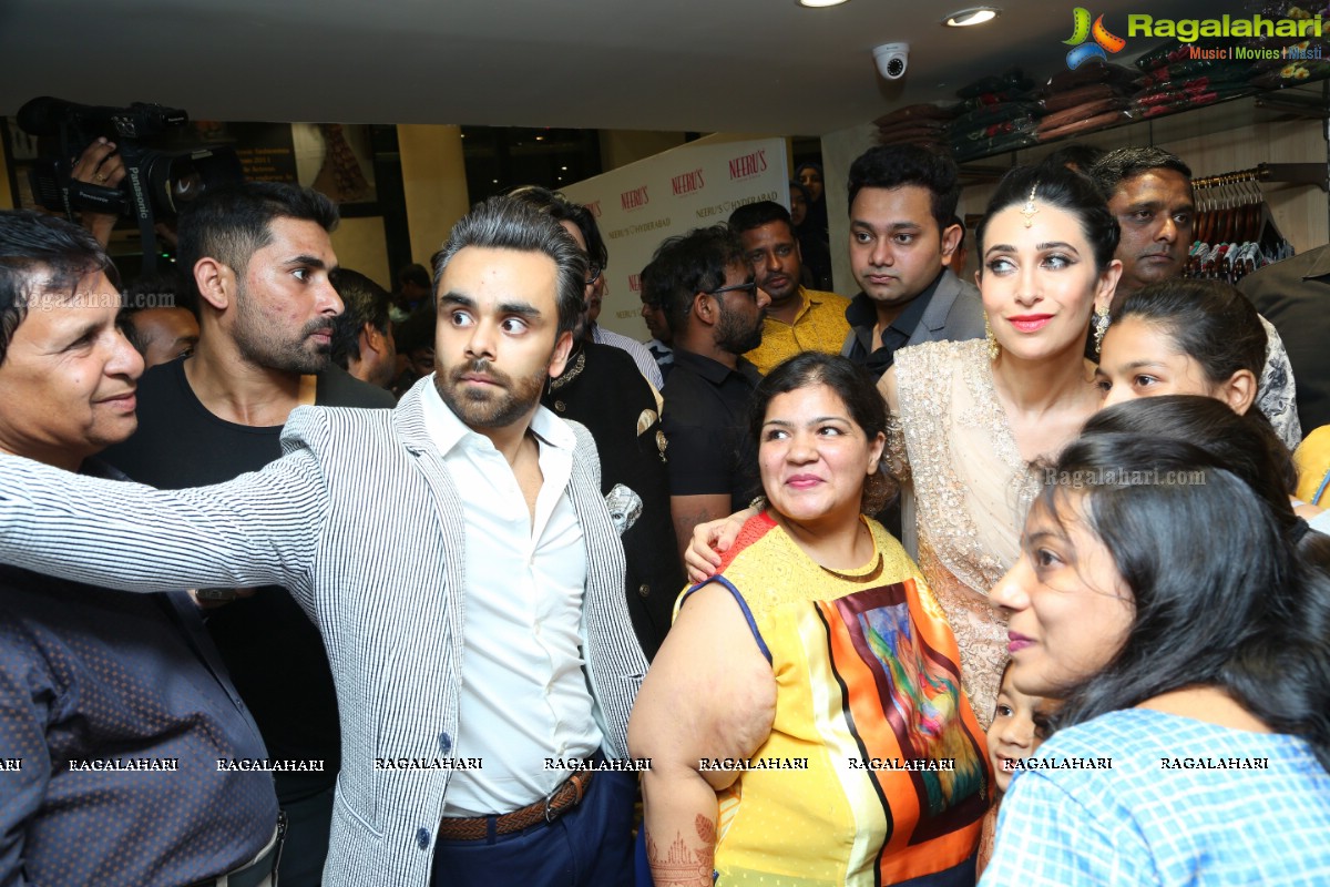 Karisma Kapoor launches Neeru's 50th Store at Mehdipatnam, Hyderabad