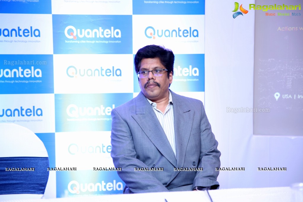 Quantela Inc Press Conference at Taj Deccan, Hyderabad