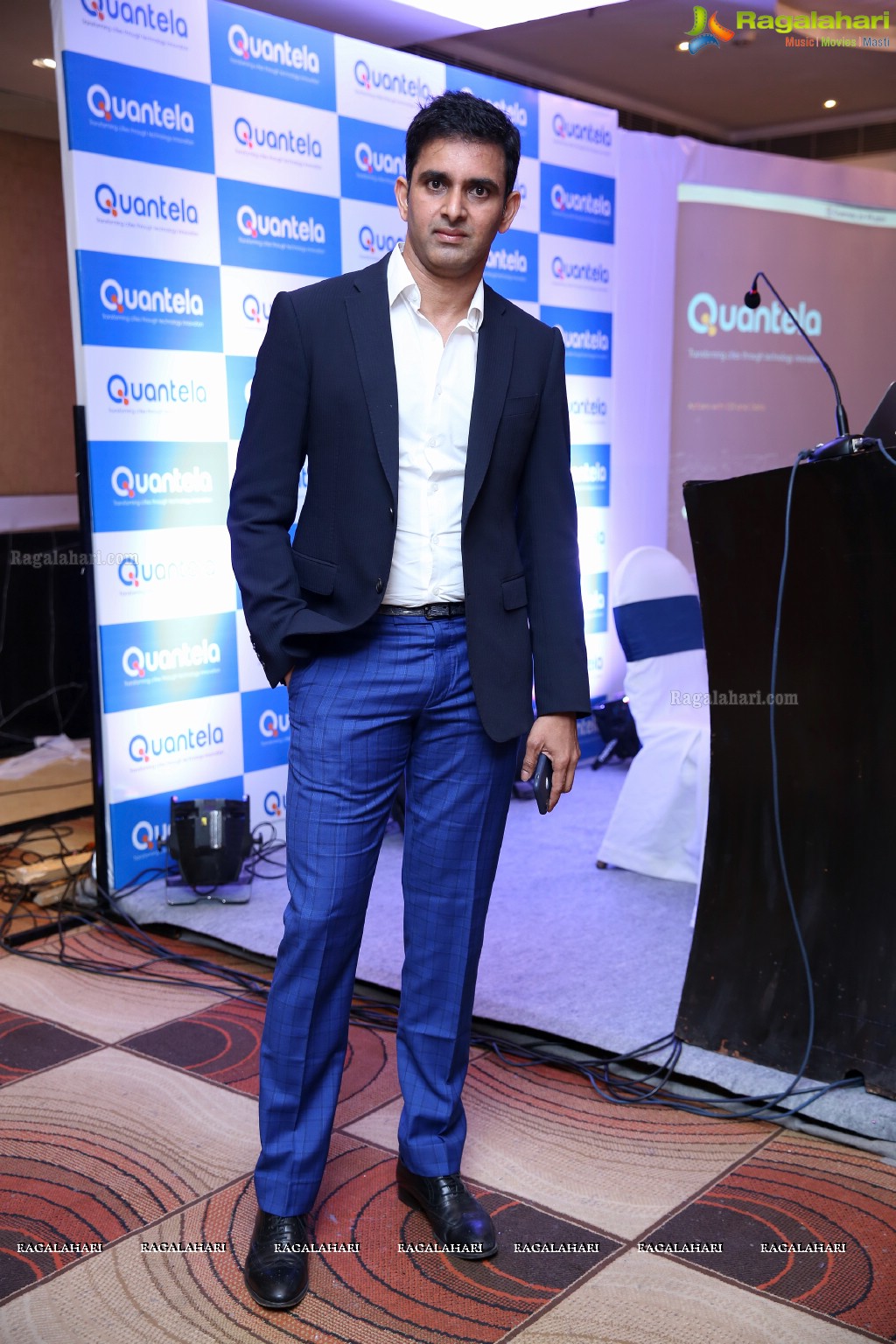 Quantela Inc Press Conference at Taj Deccan, Hyderabad