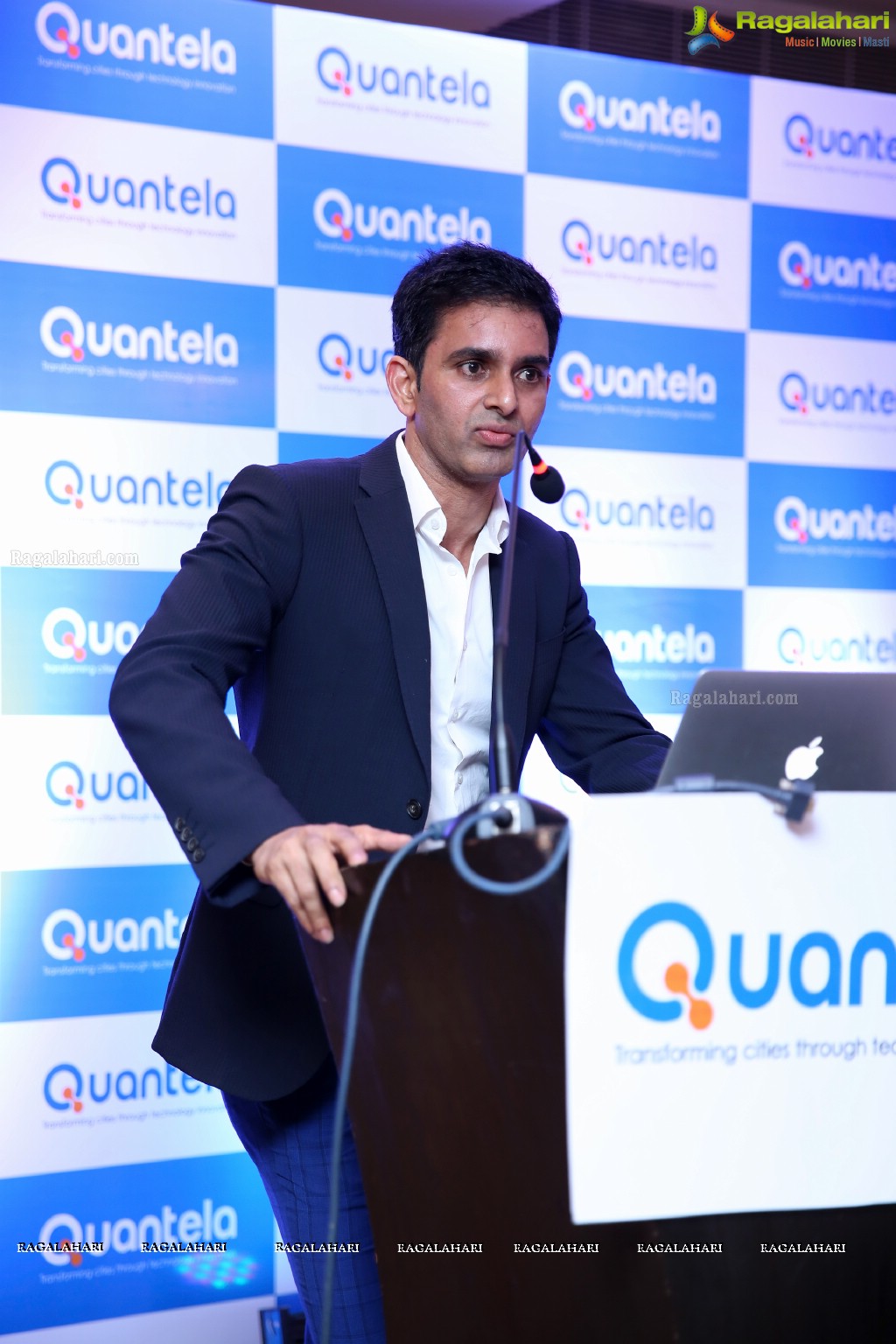 Quantela Inc Press Conference at Taj Deccan, Hyderabad