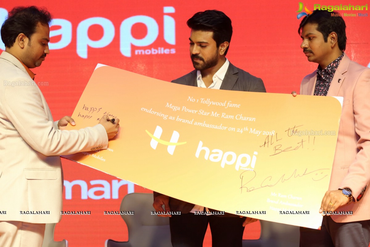 Ram Charan as Happi Brand Ambassador - Announcement Press Meet