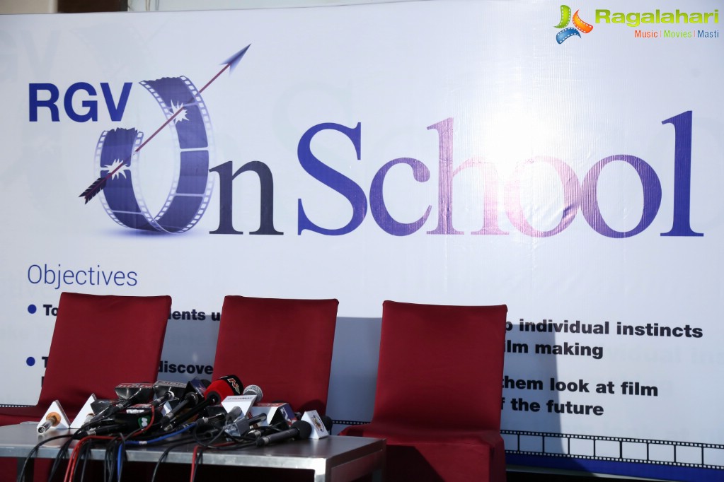 Ram Gopal Varma's RGV Unschool Launch Press Meet