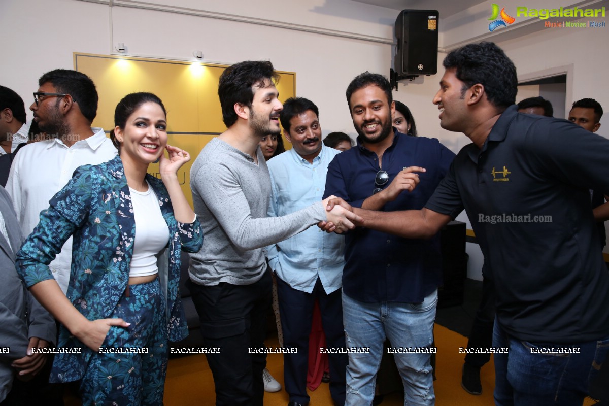 Akhil and Lavanya Tripathi launches Virtu Fitness Workout Hub, Jubilee Hills, Hyderabad