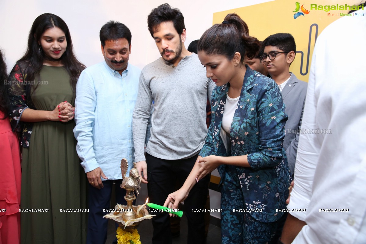 Akhil and Lavanya Tripathi launches Virtu Fitness Workout Hub, Jubilee Hills, Hyderabad