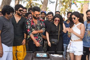 Ram Birthday Celebration on Ismart Shankar Set in Goa