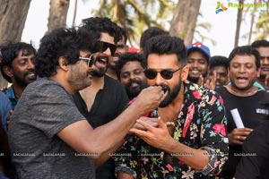 Ram Birthday Celebration on Ismart Shankar Set in Goa