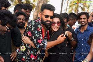 Ram Birthday Celebration on Ismart Shankar Set in Goa