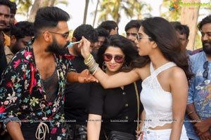 Ram Birthday Celebration on Ismart Shankar Set in Goa