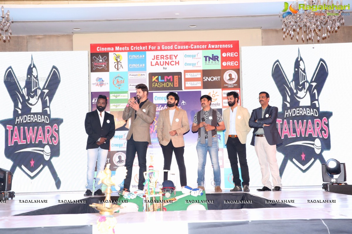 KLM Presents the Celebrity Cricket Tour to South Africa 2019 Jersey Launch by Rana Daggubati in Hyderabad