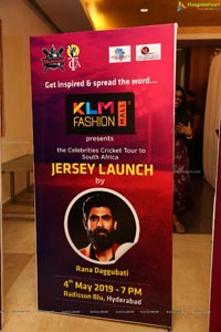 Celebrity Cricket Tour to South Africa Jersey Launch by Rana