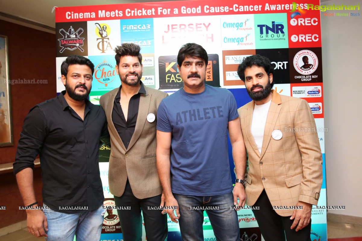 KLM Presents the Celebrity Cricket Tour to South Africa 2019 Jersey Launch by Rana Daggubati in Hyderabad