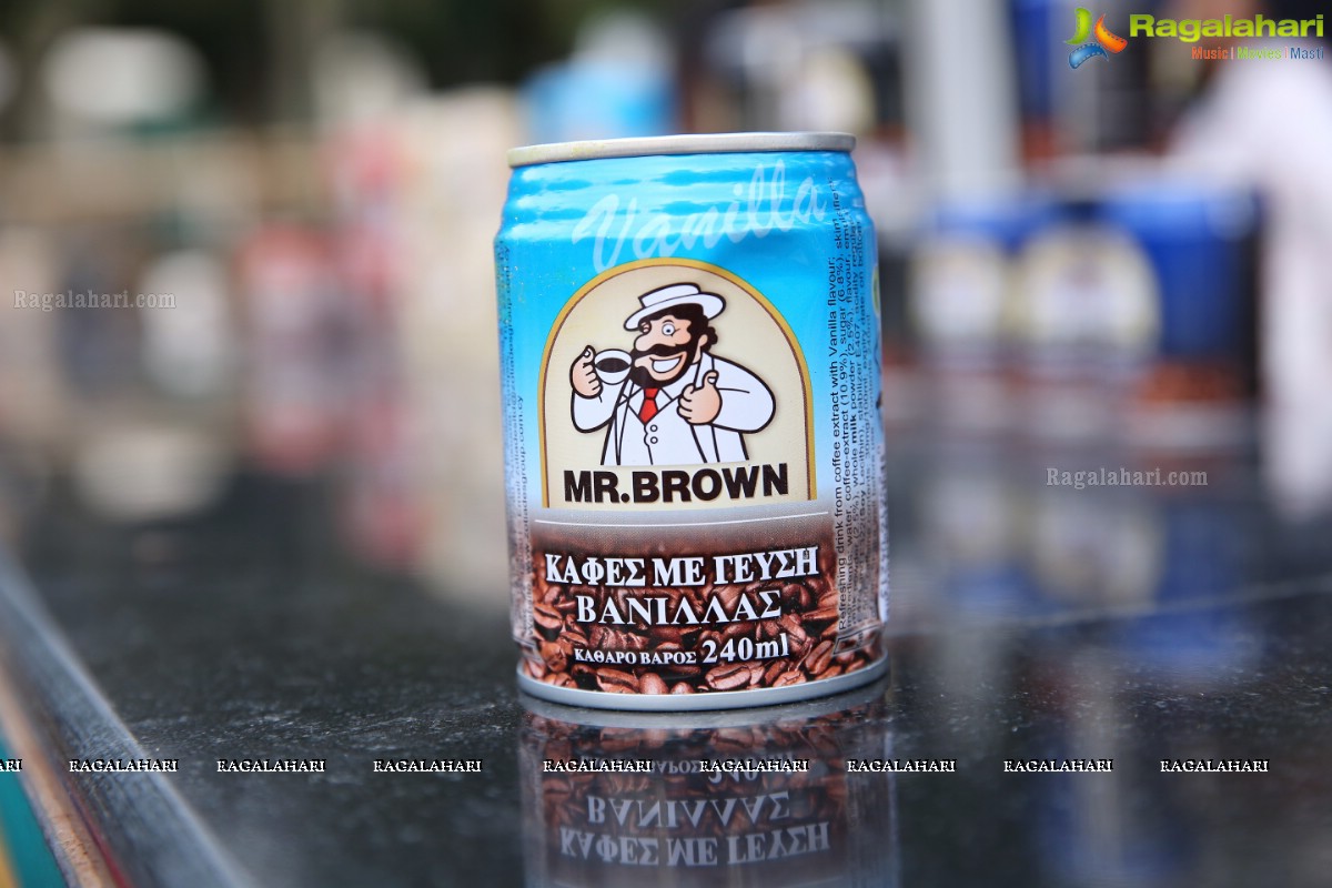 European Familar Mr Brown Iced Coffees brand Launch by Mr.Gurmit Singh Soni in to India
