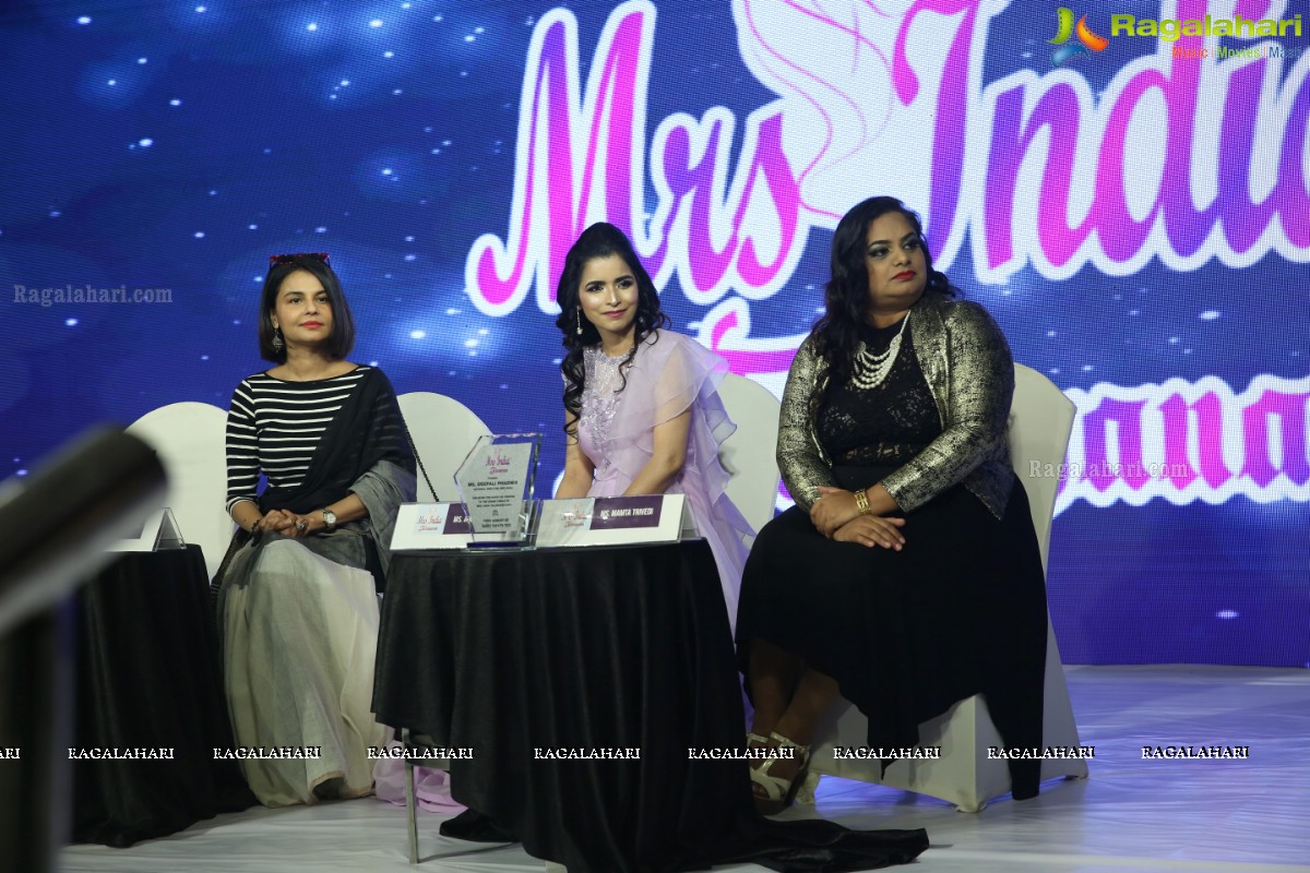 Mrs India Telangana 2019 Grand Finale at Hotel Marriott