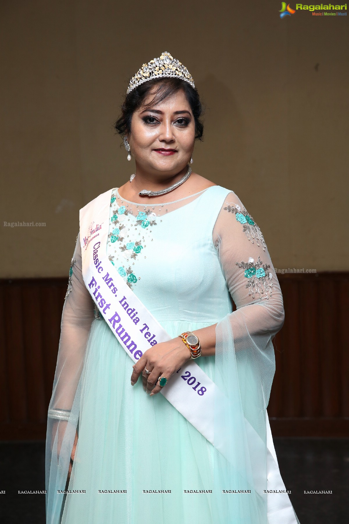 Mrs India Telangana 2019 Grand Finale at Hotel Marriott