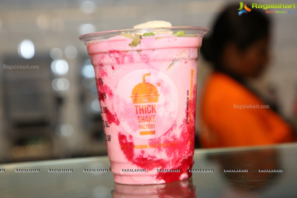 The Thick Shake Factory grand launch at Film Nagar, Hyderabad