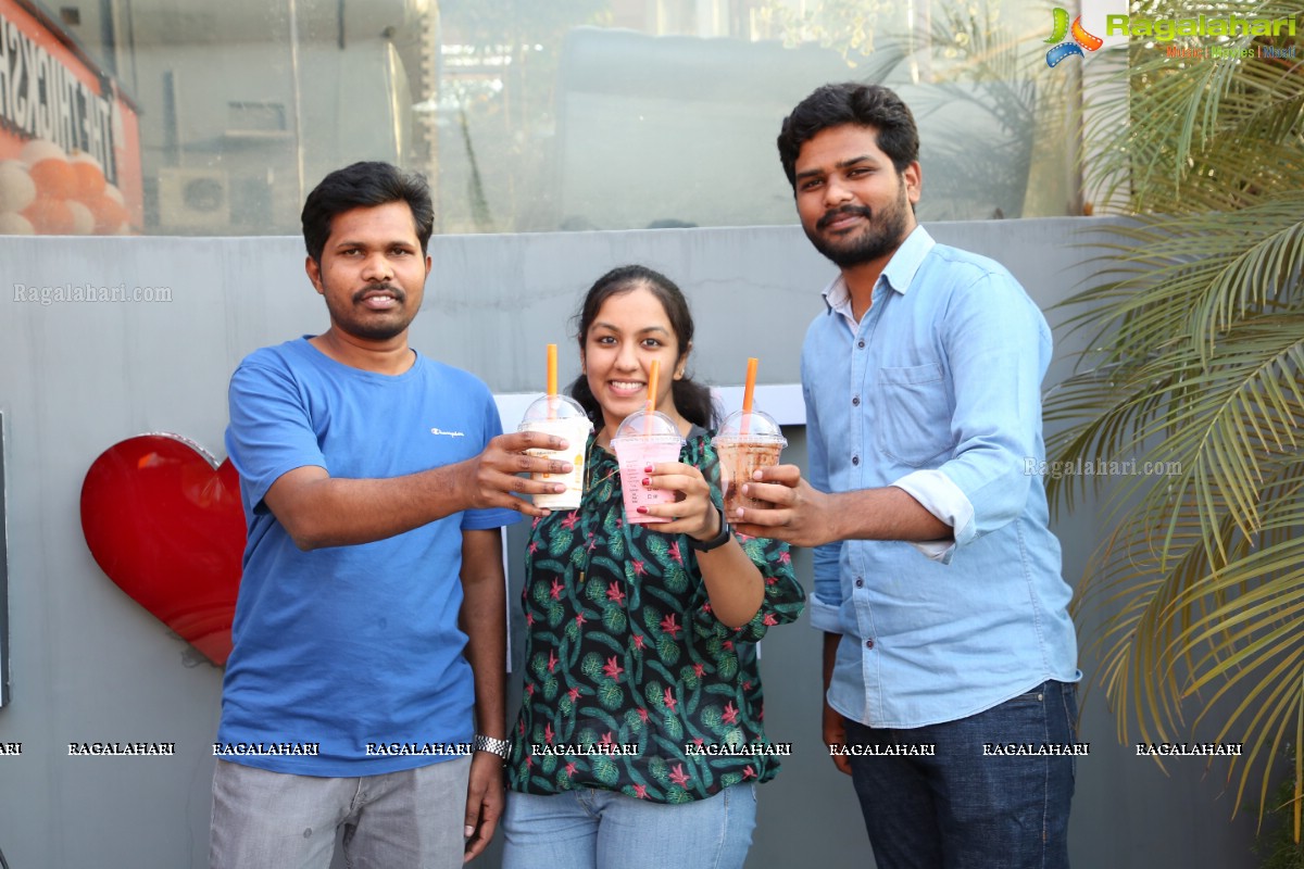 The Thick Shake Factory grand launch at Film Nagar, Hyderabad