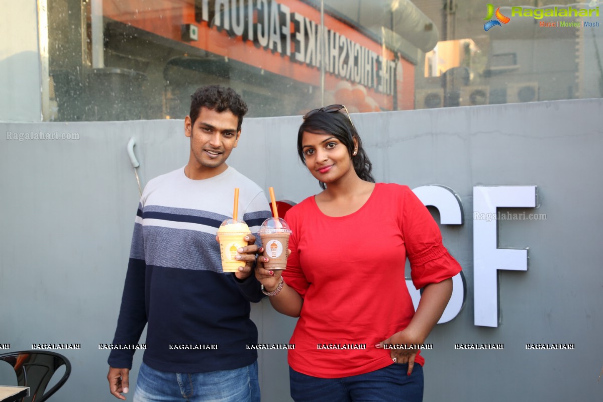 The Thick Shake Factory grand launch at Film Nagar, Hyderabad