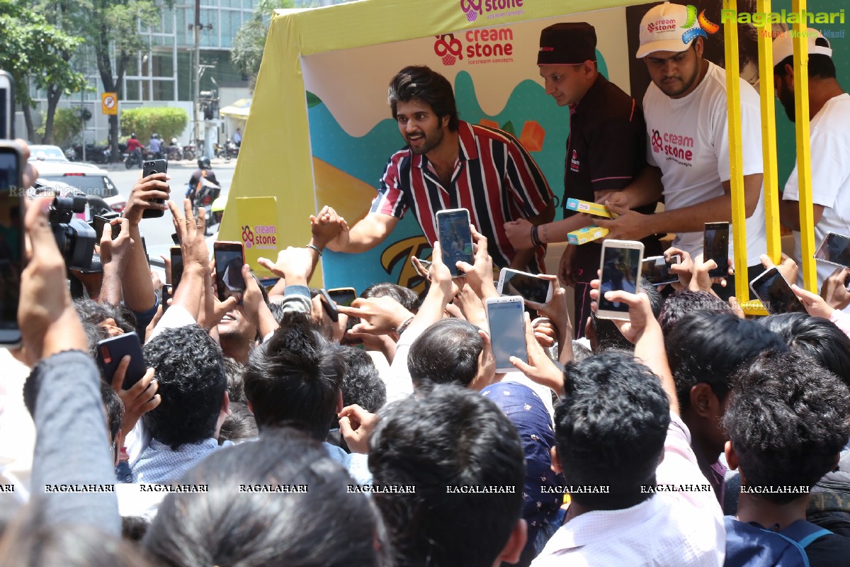 Vijay Deverakonda Distributes 9-Trucks of Creamstone Ice Cream To Celebrate Birthday