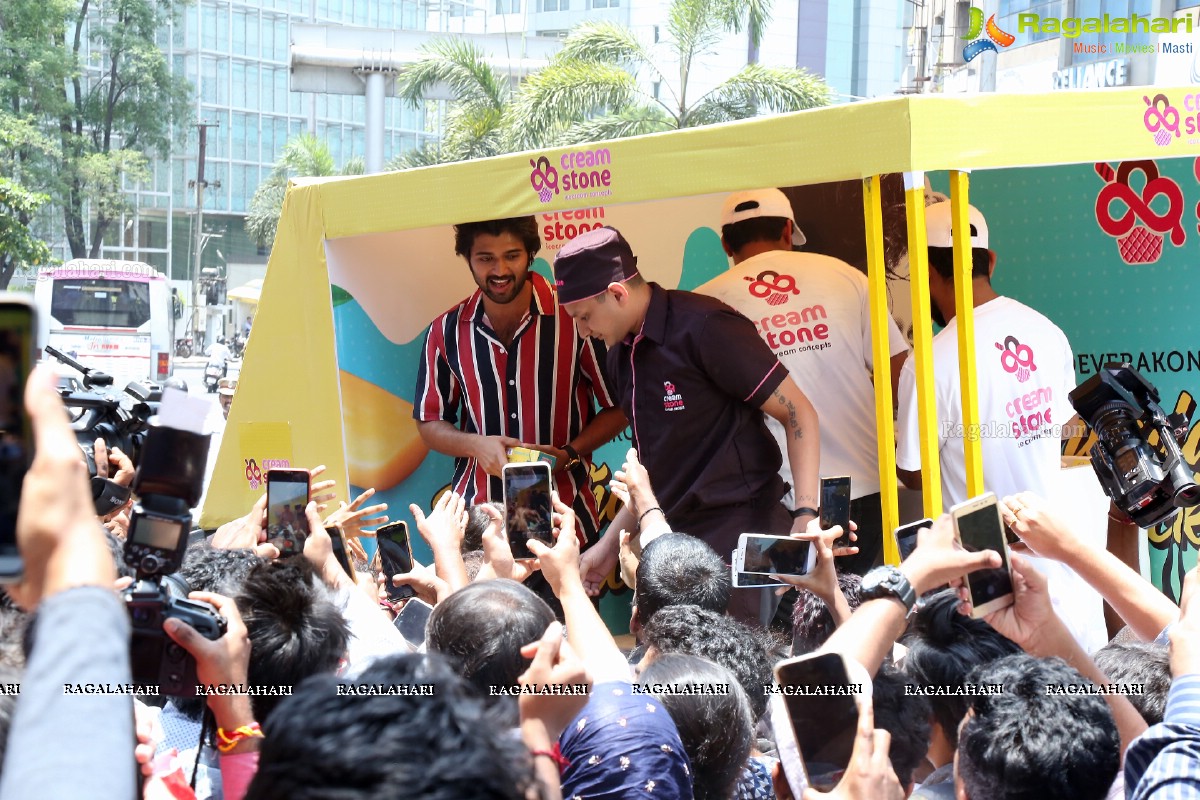 Vijay Deverakonda Distributes 9-Trucks of Creamstone Ice Cream To Celebrate Birthday