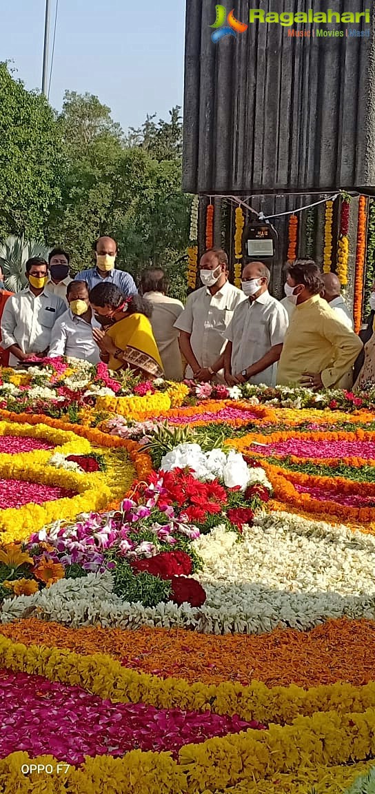 Nandamuri Family Members Pay Homage To Sr. NTR At NTR Ghat