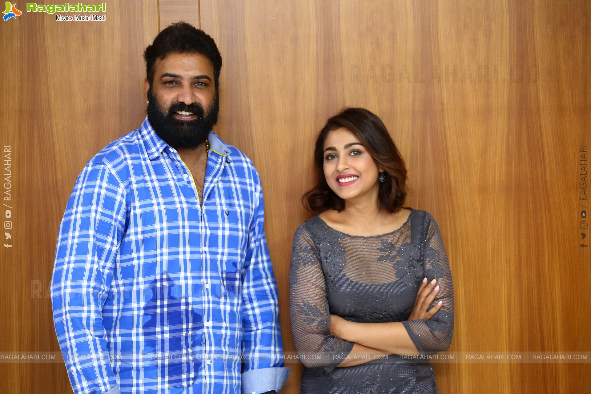 Taraka Ratna & Madhu Shalini at 9 Hours Web Series Interview