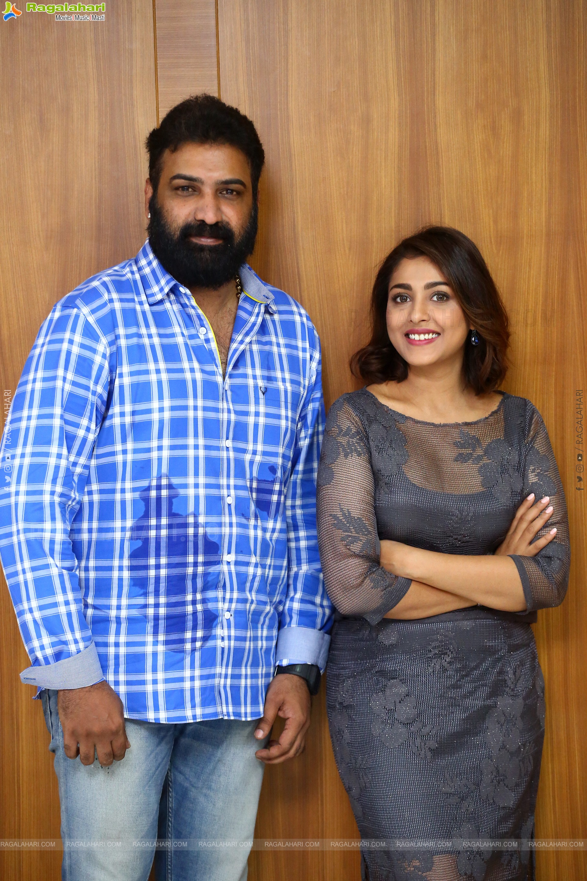 Taraka Ratna & Madhu Shalini at 9 Hours Web Series Interview