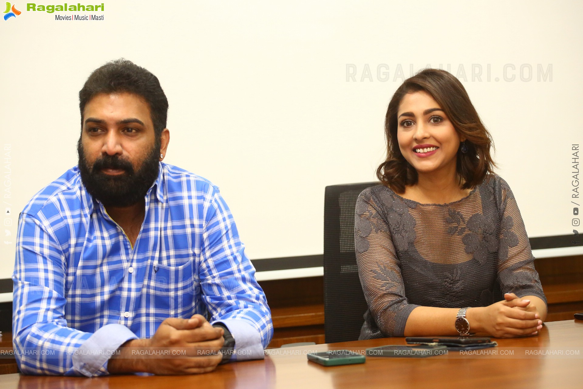 Taraka Ratna & Madhu Shalini at 9 Hours Web Series Interview